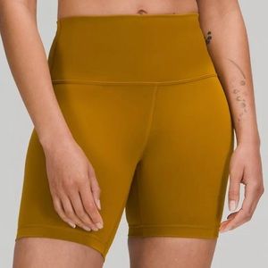 Lululemon Wunder Train High-Rise Short 4” Gold Spice